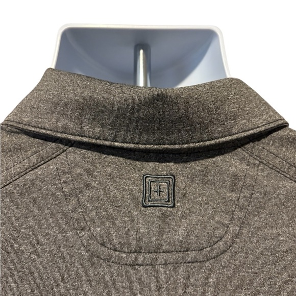 5.11 Tactical Men's Short Sleeve Gray Polo Shirt Medium - Picture 7 of 10